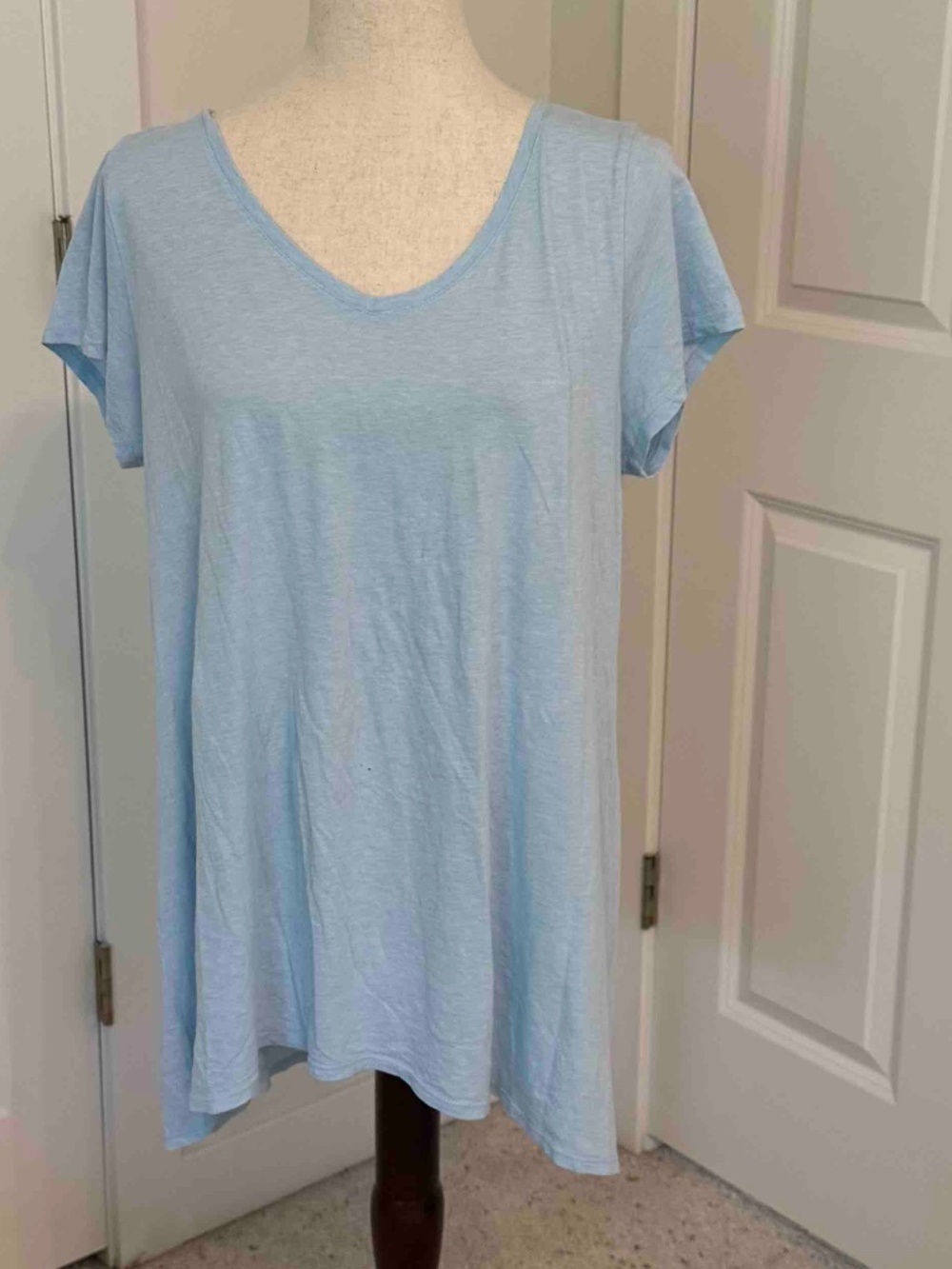 Pure J Jill V-Neck SS Elliptical Tee Sz M - Picture 2 of 7